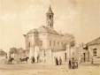 Соборная мечеть,  18 в. С рисунка Турнерелли, выполненного в 19 веке.